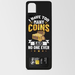 Coin Collecting Numismatist Beginner Pennies Money Android Card Case