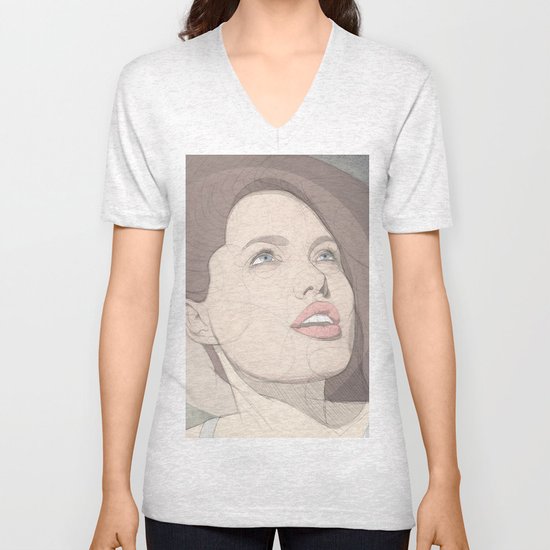 circlefaces Unisex V-Neck