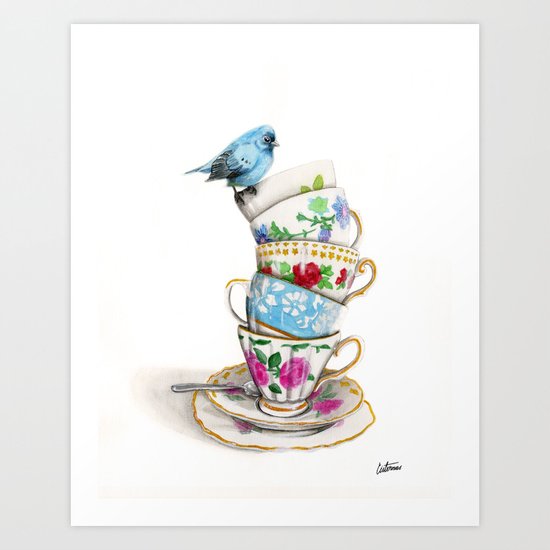 "English rose" Art Print