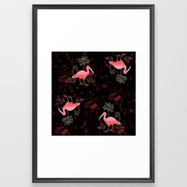 PINK BIRD Framed Art Print