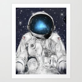 Astronaut Art Prints Society6