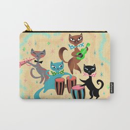 Mambo Kitties Retro Cats Carry-All Pouch