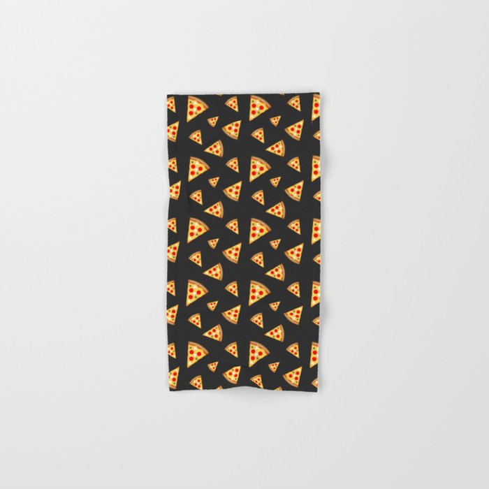 Cool and fun pizza slices pattern Hand & Bath Towel