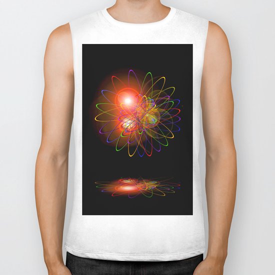 Magical Light and Energy 3 Biker Tank