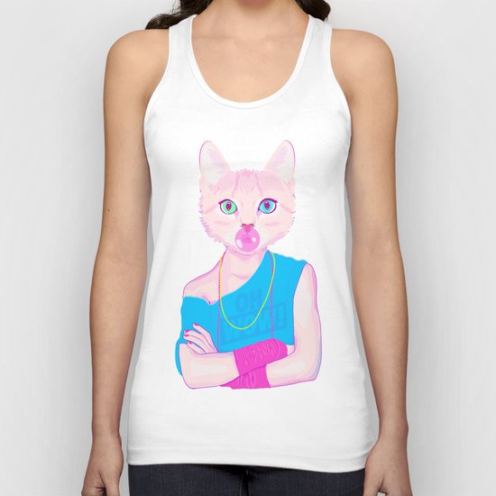 Cat girl Unisex Tank Top