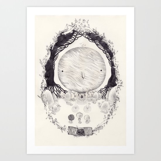 l'enfant de bois Art Print