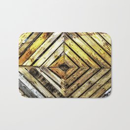 Wooden Pallet Fence in Mesilla, New Mexico Bath Mat | Fence, Photo, Digital, Woodenfence, Digital Manipulation, Southwest, Newmexico, Mesilla, Woodpallet 