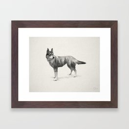Ghost Dog - Coco Framed Art Print
