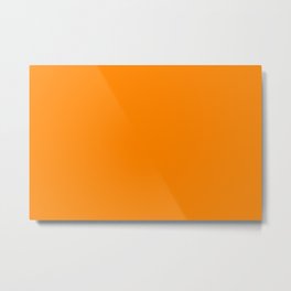 Orange, Orange, Orange Monochrome Metal Print | Secondarycolor, Orangecolor, Vibrant, Arttheory, Deroration, Retro, Brigt, Contemporary, Abstract, Digital 