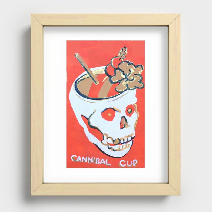 Cannibal Cup Recessed Framed Print