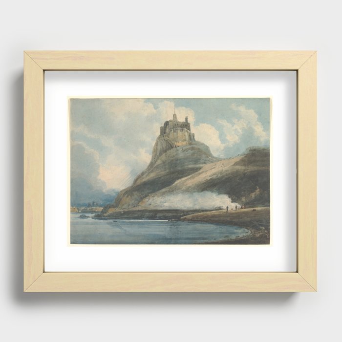 Lindisfarne Castle, Holy Island, Northumberland Recessed Framed Print