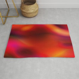 Blurred Gradient On Fire - Gradient Abstract Design Rug