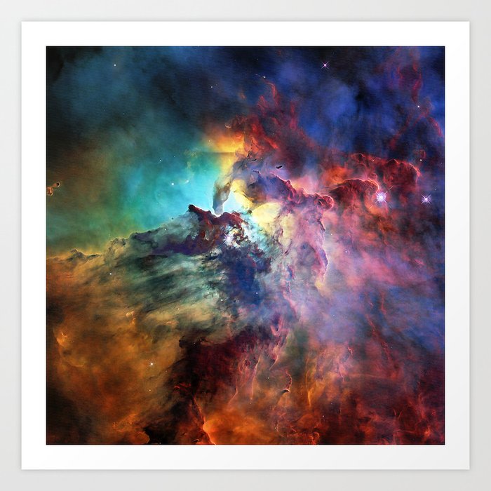 Lagoon Nebula Kunstdrucke Lagoon Nebula Kunstdrucke