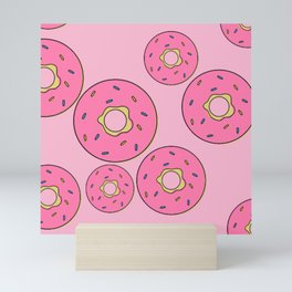 Pink Donut Mini Art Print