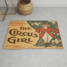 Vintage poster - The Circus Girl Rug