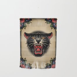 Traditional Tattoo Panther  Wall Hanging
