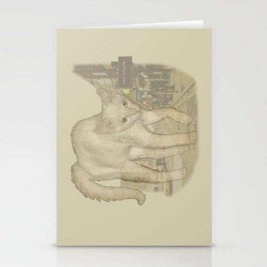Ghost Kitty Stationery Cards
