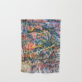 Graffiti Pop Art Writings Music by Emmanuel Signorino Wall Hanging