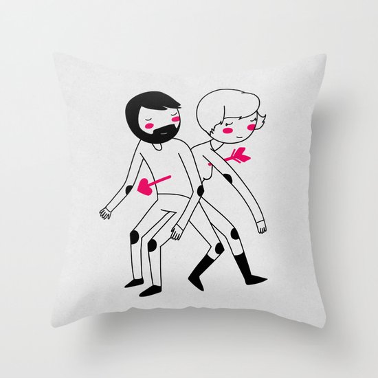 Caught You Throw Pillow