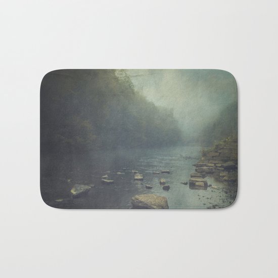 water and stone Bath Mat