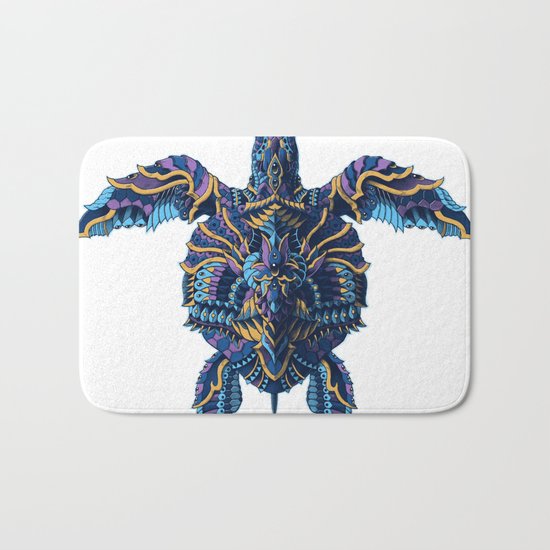 Sea Turtle (Color Version) Bath Mat