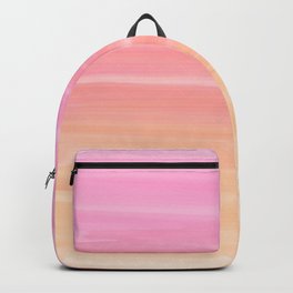 Striped Gradient in Pink & Orange Backpack