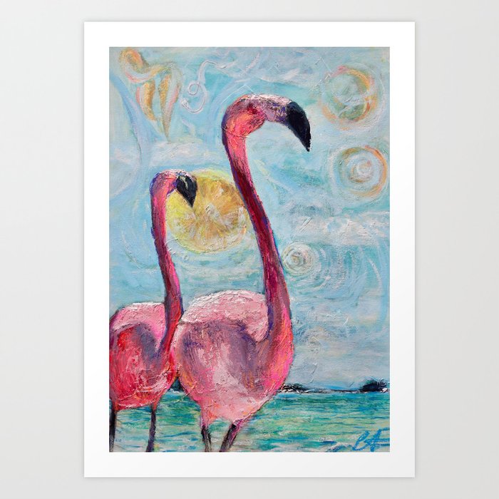 Flamingo Inspiration Art Print