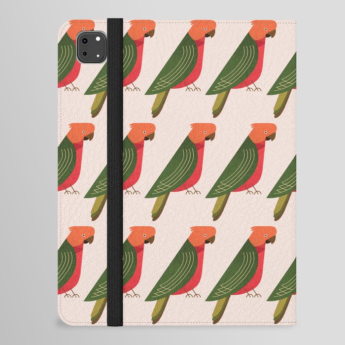 Whimsy Australian King Parrot iPad Folio Case