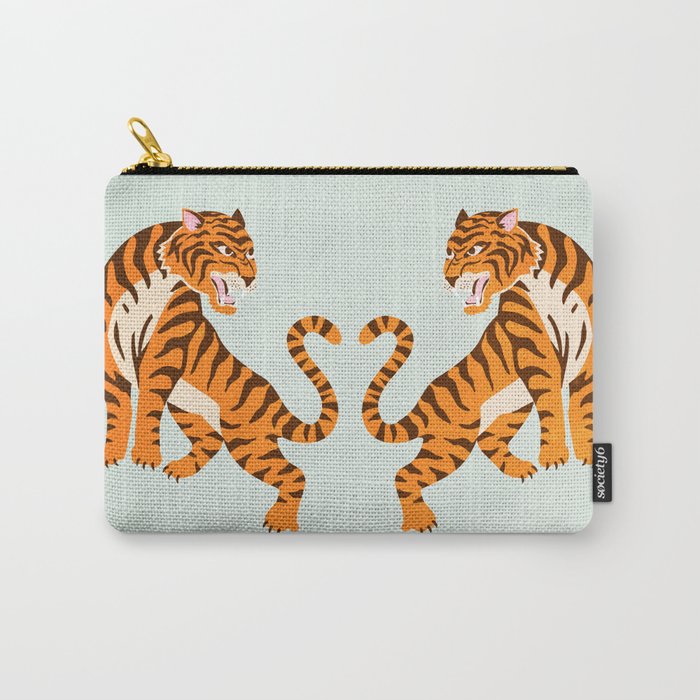 The Roar: Orange Tiger Edition Carry-All Pouch