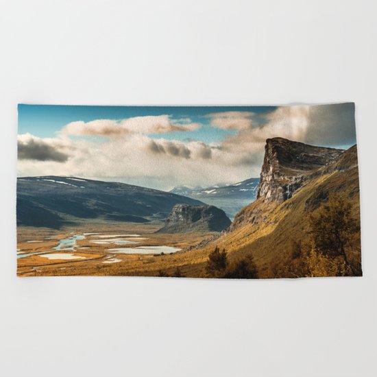 Brown Mountain Beach Towel