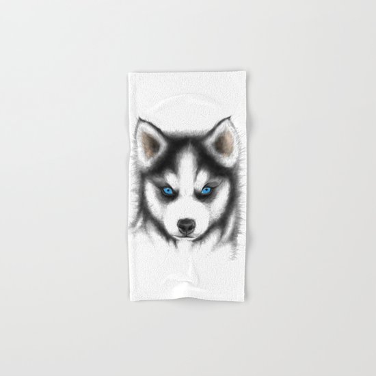 Siberian Husky Hand & Bath Towel