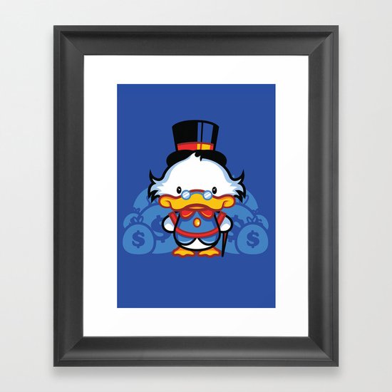 Hello Scroogie Framed Art Print