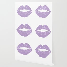 Lavender Lips Wallpaper