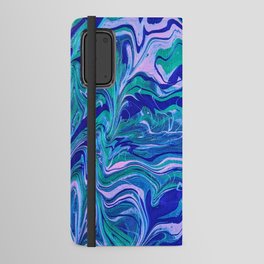 Good to Be Green - Fluid Art Android Wallet Case