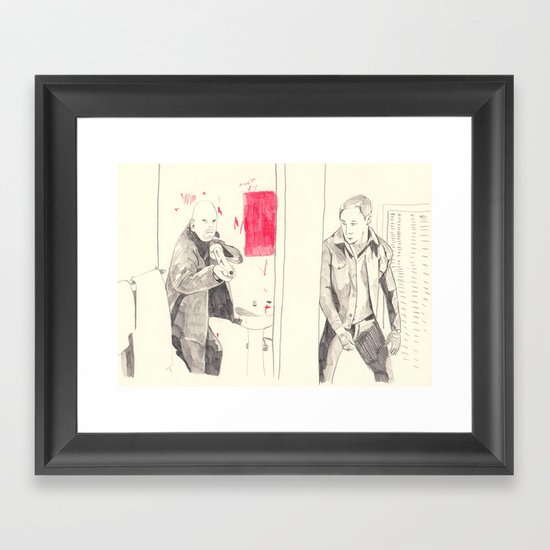 Motel scene from Drive Framed Art Print