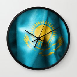 Kazakhstan Flag Wall Clock