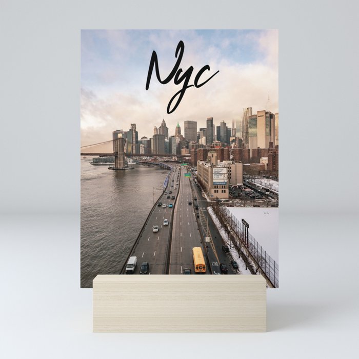 NYC Skyline Photography Mini Art Print