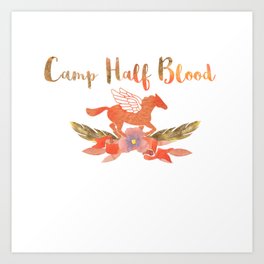 camp half blood floral Art Print