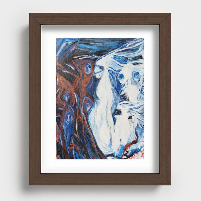 The Abyss Recessed Framed Print