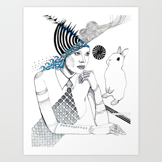 Mysterious Spin Art Print