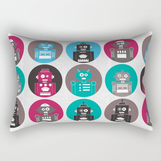 Robots Rectangular Pillow