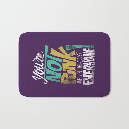 Not Punk Bath Mat