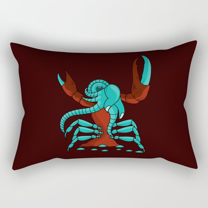 Crabonster Rectangular Pillow