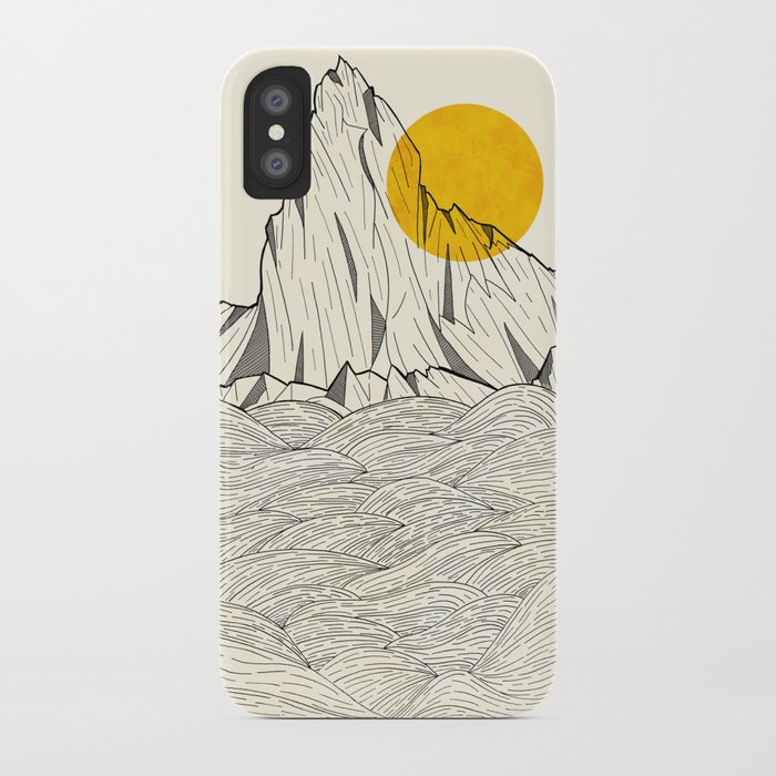 sun cliffs iphone case