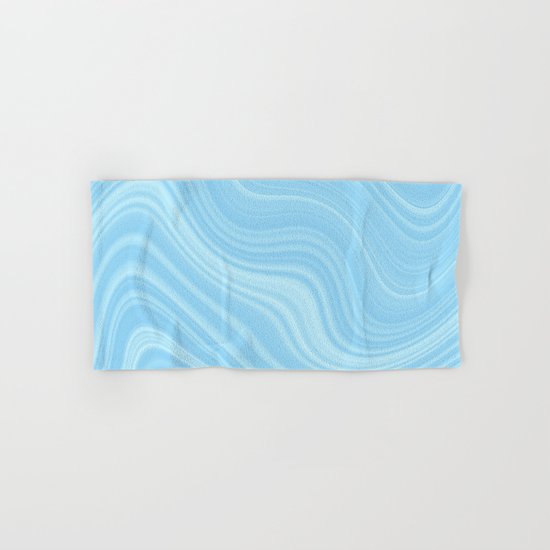 Blue wave abstract. Hand & Bath Towel