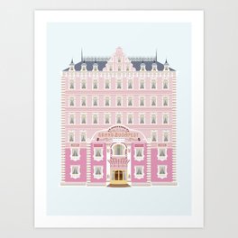Hotel Budapest Art Print