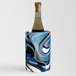 Liquify in Denim, Navy Blue, Black, White // Version 2 Wine Chiller